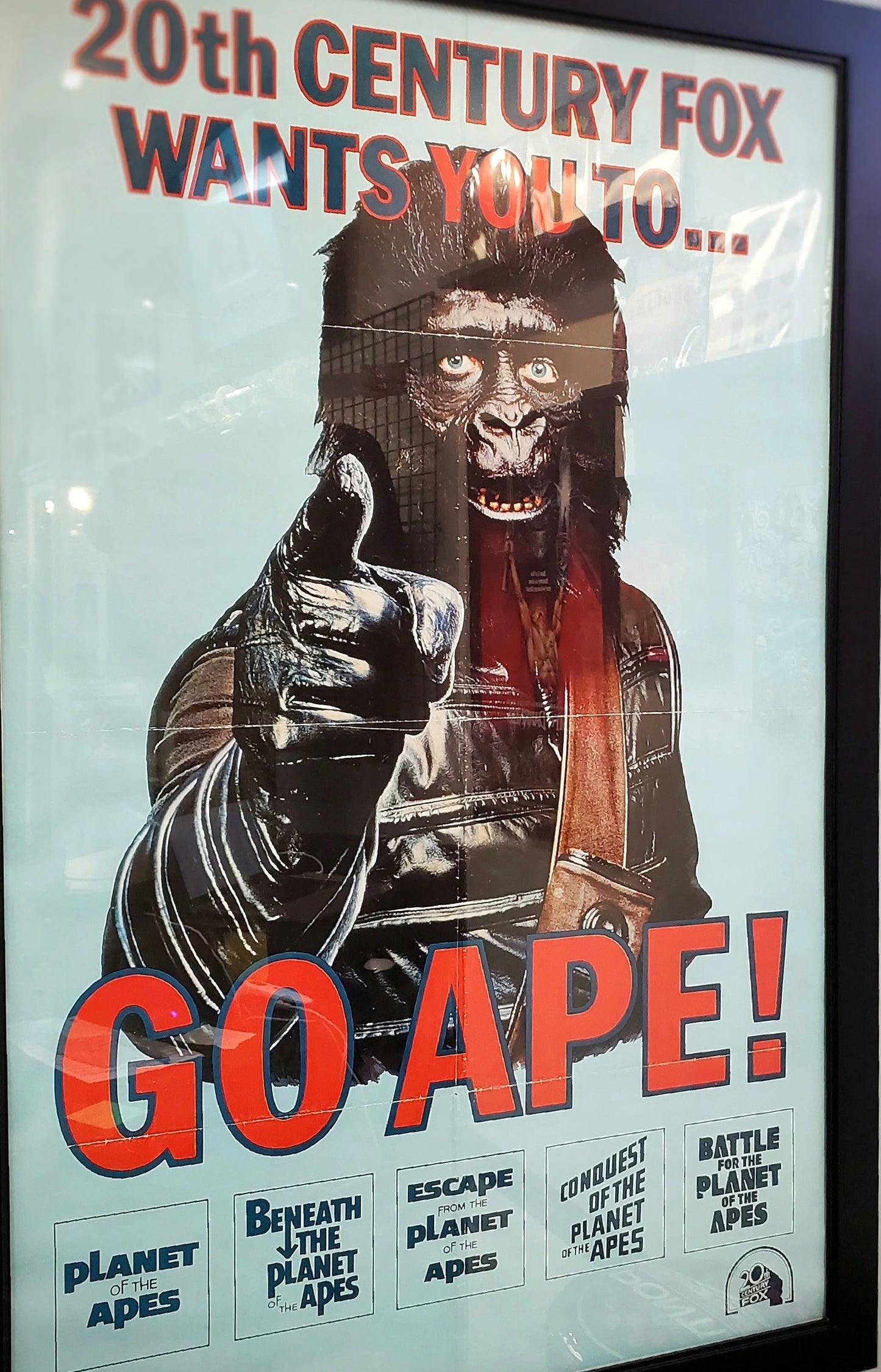 Go Ape! Framed Poster