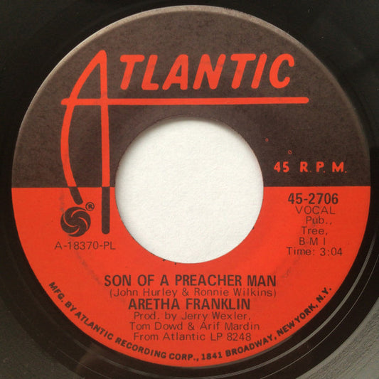 Aretha Franklin - Son Of A Preacher Man / Call Me | Vintage Vinyl 7"