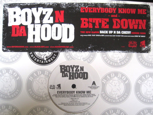 Boyz N Da Hood – Everybody Know Me / Bite Down - 12" Single | Vinyl