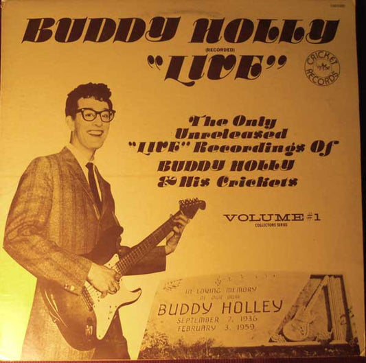 Buddy Holly - Buddy Holly "Live" | Vintage Vinyl