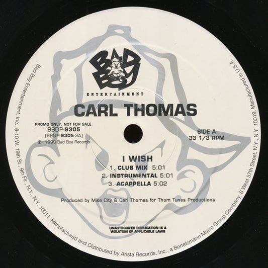 Carl Thomas - I Wish / Woke Up In The Morning - 12" Single | Vinyl