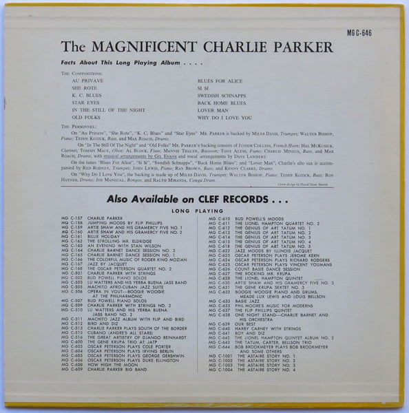 Charlie Parker – The Magnificent Charlie Parker | Pre-Owned Vinyl