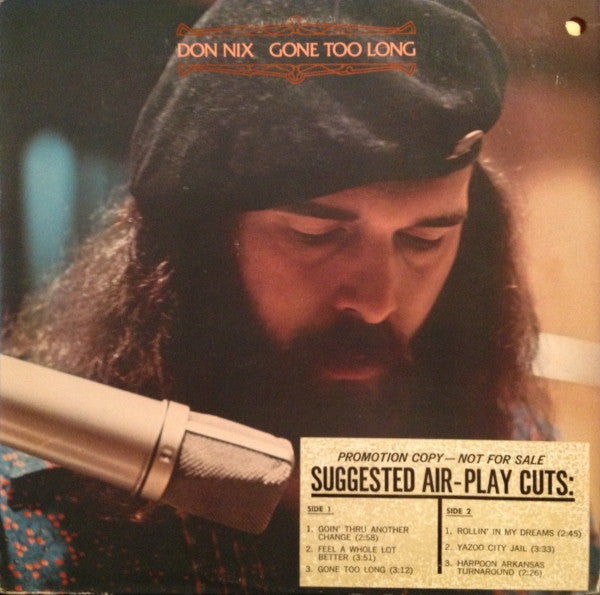 Don Nix - Gone Too Long | Vintage Vinyl