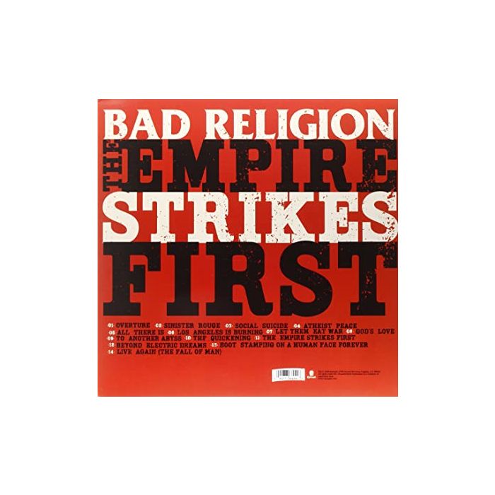 Bad Religion - Empire Strikes First | New Vinyl