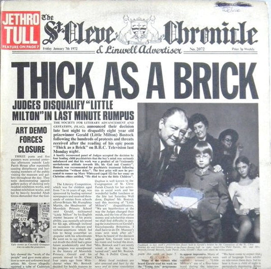 Jethro Tull - Thick As A Brick | Pre-Owned Vinyl