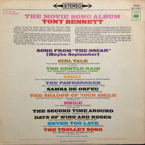 Tony Bennett – The Movie Song Album | Pre-Owned Vinyl