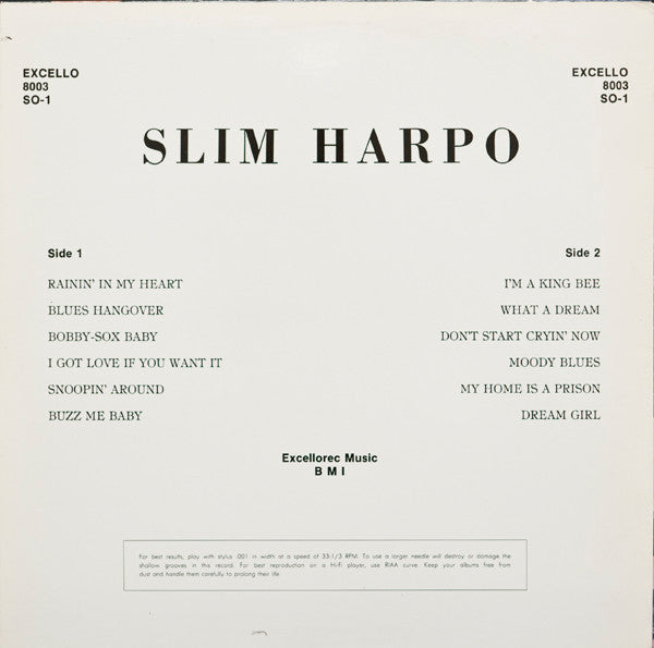 Slim Harpo - Rainin' In My Heart | Pre-Owned Vinyl