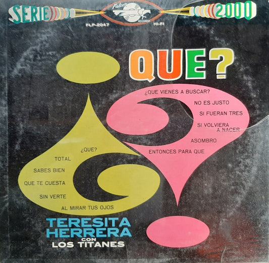 Teresita Herrera Con Los Titanes - Que? | Vintage Vinyl