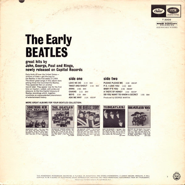 The Beatles - The Early Beatles | Pre-Owned Vinyl