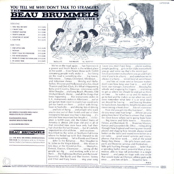 The Beau Brummels – Volume 2 | Pre-Owned Vinyl