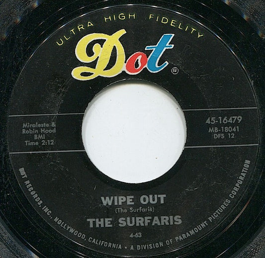 The Surfaris - Wipe Out / Surfer Joe - 7" Single | Vinyl