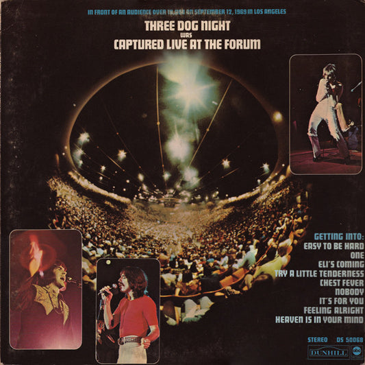 Three Dog Night - Captured Live At The Forum | Vintage Vinyl