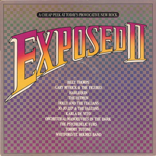 Various – Exposed II: A Cheap Peek At Today's Provocative New Rock | Vintage Vinyl